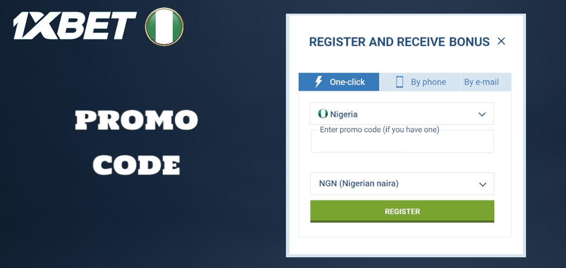 How to use a promo code in 1xBet App when registering